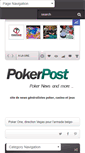 Mobile Screenshot of pokerpost.fr